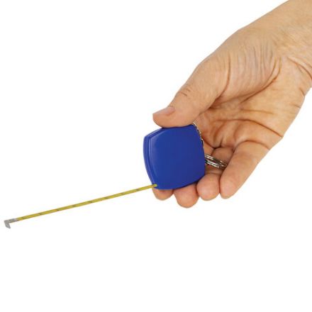 Рулетка-брелок 1 м х 6 мм, пластиковый корпус, ГРАНДМАСТЕР, 671369