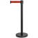 Столбик ограждения Alt с вытяжной лентой 5м. сталь окрашенная красный