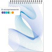 Блокнот А5,60л,клетка,метал.гребень,цв.обложка,Forma,в ассорт Блокнот А5,60л,клетка,метал.гребень,цв.обложка,Forma,в ассорт