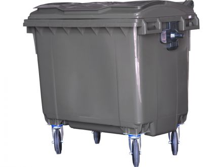 Мусорный контейнер 660л.  серый