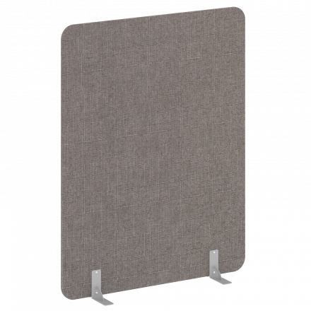 R-line soft Перегородки на металлических опорах на фетровых подпятниках AP.F-140-180 Romeo 05/Серый металл 1400*18*1800