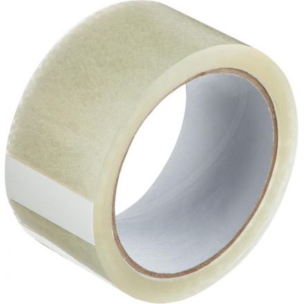 Клейкая лента упаковочная прозрачная 48 мм х 66 м толщина 38 мкм (72 штуки в упаковке)