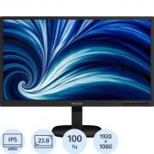Монитор 23.8 PHILIPS 24B2N2100L/00(93) Black (IPS, FHD, 100Hz, 4 ms, HDMI)
