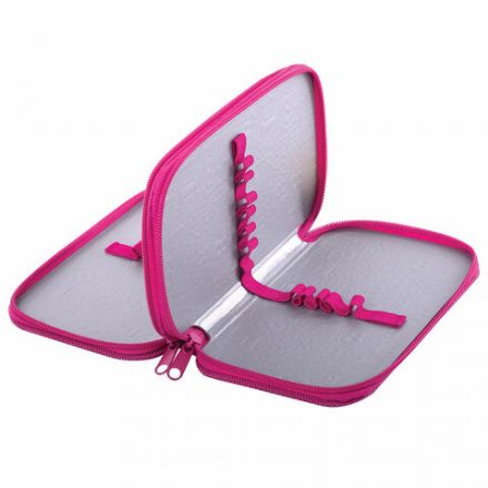 Пенал ЮНЛАНДИЯ, 2 отделения, ламинированный картон, 19х11 см, "Colorful butterfly", 270886