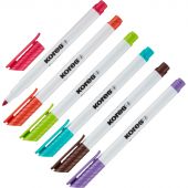 Набор маркеров для белых досок KORES 6 цв, 2 мм 22846 Набор маркеров для белых досок KORES 6 цв, 2 мм 22846