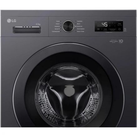 Стиральная машина LG F2Y1WS6J кл.:A фронт. макс.:6.5кг темно-серый инвертер
