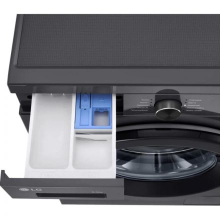 Стиральная машина LG F2Y1WS6J кл.:A фронт. макс.:6.5кг темно-серый инвертер