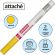 Маркер промышленный Attache для универсальной маркировки желтый (2 мм)