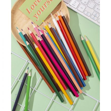 Карандаши цветные 24цв. 6-гран №1School Отличник