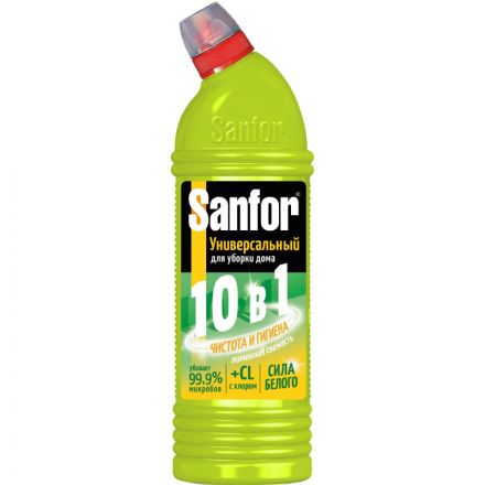 Универсальное чистящее средство SANFOR Универсал лимонная свежесть,1 кг Универсальное чистящее средство SANFOR Универсал лимонная свежесть,1 кг