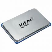 Штемпельная подушка TRODAT IDEAL, 160х90 мм, металлический корпус, синяя, 9074Мс, 153127