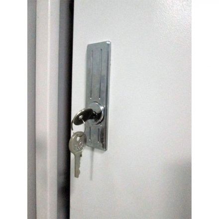 Шкаф-купе металлический P_ШАМ-11.К 3полки,серый, 960х450х1860