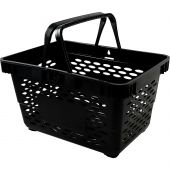 Корзина покупательская EVR_CLASSIC плас.с 2 плас.ручк.,20л цв.черный 5шт/уп