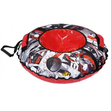 Тюбинг-ватрушка, 85 см, с принтом, "Экстрим", верх оксфорд, Nk, ТБ2К-85/Э2 Тюбинг-ватрушка, 85 см, с принтом, "Экстрим", верх оксфорд, Nk, ТБ2К-85/Э2