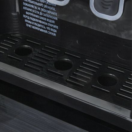 Кулер для воды SONNEN FSE-03Bi напольный, нагрев/охлаждение, НИЖНЯЯ ЗАГРУЗКА, 3 крана, графит, 455744