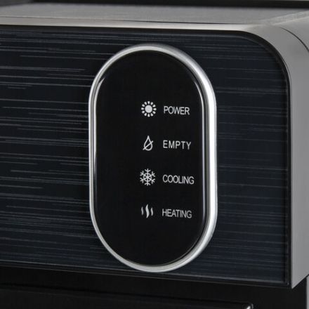 Кулер для воды SONNEN FSE-03Bi напольный, нагрев/охлаждение, НИЖНЯЯ ЗАГРУЗКА, 3 крана, графит, 455744