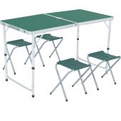 Стол LS_Набор складной мебели д/пикника стол+стулья Green Glade M790-3 зел