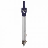 Циркуль BRAUBERG "Student Oxford", 140 мм, 1 сгибаемая ножка, подстраиваемая игла, чехол, 210316