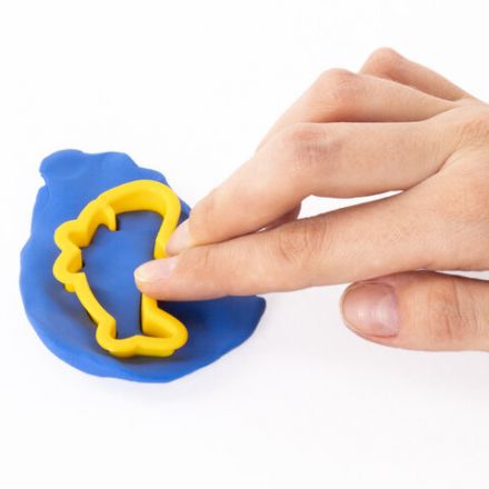 Пластилин в боксе ЮНЛАНДИЯ "ПОДВОДНЫЙ МИР", 24 цвета, 800 г, скалка, стек, 5 формочек, 105867