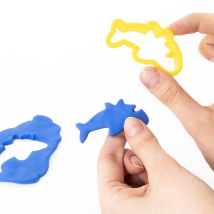 Пластилин в боксе ЮНЛАНДИЯ "ПОДВОДНЫЙ МИР", 24 цвета, 800 г, скалка, стек, 5 формочек, 105867