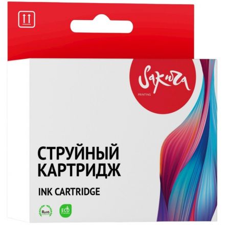 Картридж струйный Sakura №123 F6V17AE чер. для HP DJ 2130/2620/3630