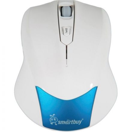 Мышь компьютерная Smartbuy 356AG белая/голубая (SBM-356AG-BW)