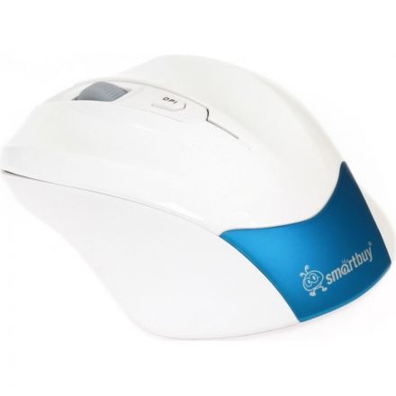 Мышь компьютерная Smartbuy 356AG белая/голубая (SBM-356AG-BW)