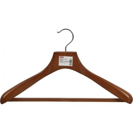 Вешалка-плечики WW_Attache DL0883/LH246 дерев,пер,утолщ,встав р52-54 орех