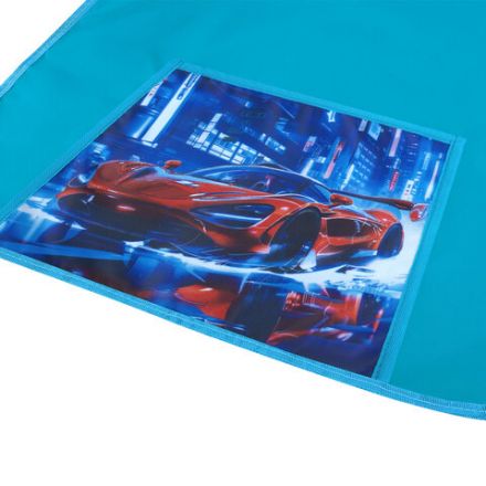 Фартук с нарукавниками для уроков труда ПИФАГОР, 1 карман, 46х54 см, "Speed rusher", 273626