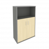 Riva Шкаф средний широкий А.СТ-2.1 Клён металлик 770*365*1215