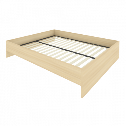 Light Кровать с ортопедическим основанием без изголовья С-К-160 Акация 1650*2050*400 Light Кровать с ортопедическим основанием без изголовья С-К-160 Акация 1650*2050*400