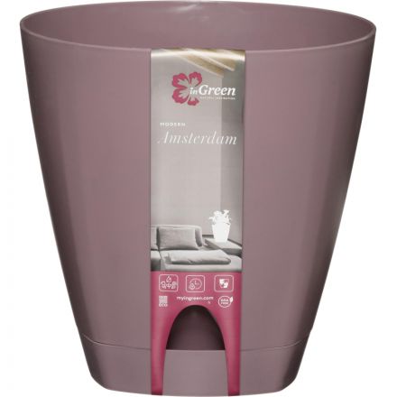 Горшок для цветов  AMSTERDAM D 250mm/8l  Морозная слива ING6202МС