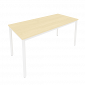 Slim Стол письменный на металлокаркасе С.СП-6 Клён/Белый металл 1580*720*750 Slim Стол письменный на металлокаркасе С.СП-6 Клён/Белый металл 1580*720*750