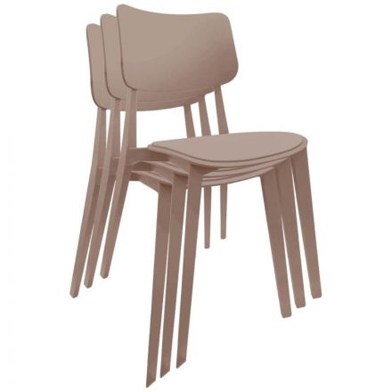 Стул для столовых SHT-S110-P капучино/капучино 231029