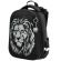 Ранец BRAUBERG SHINY, 2 отделения, с брелком, "Savage lion", светящийся рисунок, 38х28х14 см, 272039