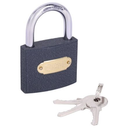 Замок навесной чугунный "Стандарт", ширина 63 мм, английский, 3 ключа, ГРАНДМАСТЕР, 671293 Замок навесной чугунный "Стандарт", ширина 63 мм, английский, 3 ключа, ГРАНДМАСТЕР, 671293