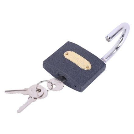 Замок навесной чугунный "Стандарт", ширина 63 мм, английский, 3 ключа, ГРАНДМАСТЕР, 671293 Замок навесной чугунный "Стандарт", ширина 63 мм, английский, 3 ключа, ГРАНДМАСТЕР, 671293