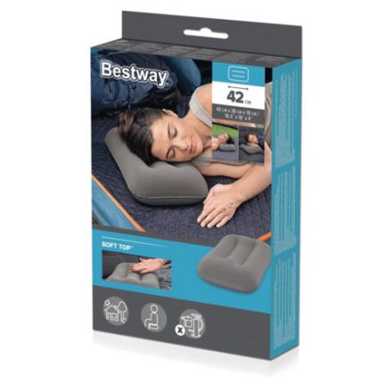 Надувная подушка 42х26х10 см, АССОРТИ, BESTWAY, 67121