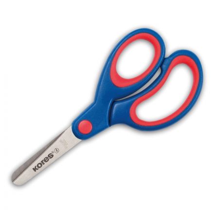 Ножницы детские Kores Softgrip 13 см с пласт. прорезин. ассимитр. ручками Ножницы детские Kores Softgrip 13 см с пласт. прорезин. ассимитр. ручками