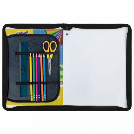 Папка для труда на молнии ЮНЛАНДИЯ А4, 1 отделение, откидная планка, органайзер, "Fire car", 272223 Папка для труда на молнии ЮНЛАНДИЯ А4, 1 отделение, откидная планка, органайзер, "Fire car", 272223