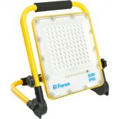 Прожектор светодиодный Feron LL-951 переносной с з/у IP66 50W 6400K (48676)
