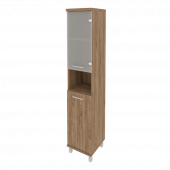 First Шкаф высокий узкий правый KSU-1.4 (R) Дуб табак 401*432*2060