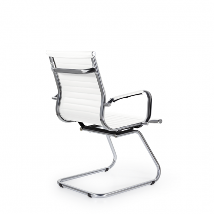 Кресло СН-300 Кайман Н/п soft хром S-0402 (белый)