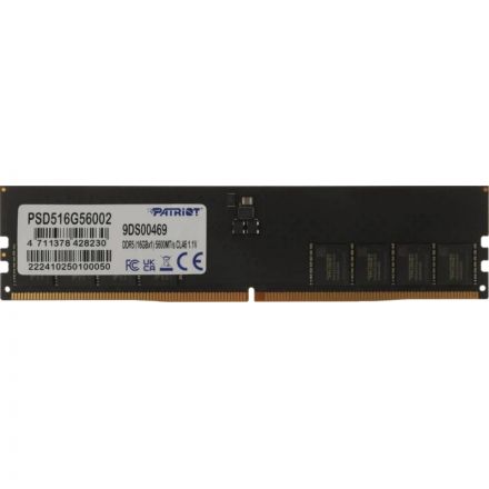 Модуль памяти Patriot DDR 5 DIMM 16Gb 5600Мгц(PSD516G56002)