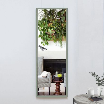 Зеркало МИР_Комус Мебель в раме  ПЛС 400/1200 (КС365009020) зеленый