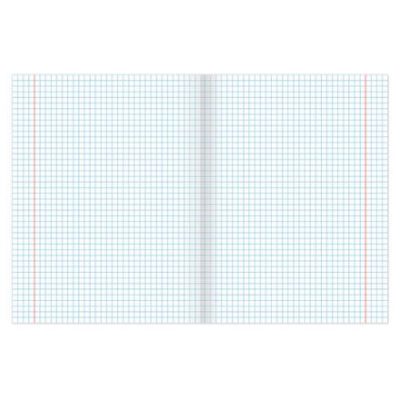 Тетрадь А5, 48 л., BRAUBERG скоба, клетка, обложка картон, "CONTRACT", 400519