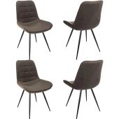 Стул VB_для дома Бюрократ CH-K2_4_K коричневый Holland 74 металл