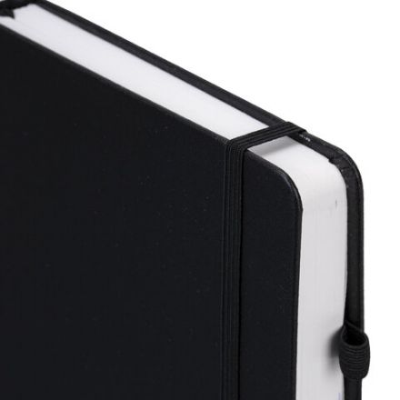 Скетчбук для смешанных техник MixMedia, 200 г/м2, 130х210 мм, 60 л., КОЖЗАМ, резинка, BRAUBERG ART CLASSIC, 116969