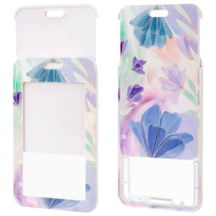 Бейдж вертикальный с 3D-печатью "Pastel grade" (85х54 мм), с рулеткой, СЛАЙДЕР, FUNSTER (ФАНСТЕР), 238842