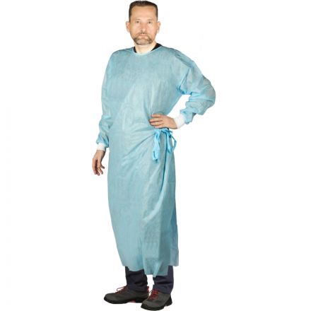 Халат хирург. стер., XXL (54-56), Стандарт+, (пл 40, смс) 1шт./уп